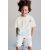 Zara Футболка dip dye с круглым вырезом и короткими рукавами, Цвет: Бежевый, Размер: 6-7 лет (120 см), изображение 2