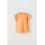 Zara Простая футболка с раскладкой , Цвет: Оранжевый, Размер: 6-7 лет (120 см)