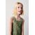 Zara Верх из вязаного крючком с прямым вырезом и бретелями, Цвет: Зеленый, Размер: 6-7 лет (120 см)