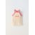 Zara Топ для вязания с вышитым слоганом , Цвет: Бежевый, Размер: 6-7 лет (120 см)