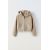 Zara Плюшевая куртка с капюшоном , Цвет: Бежевый, Размер: 8-9 лет (130 см), изображение 2
