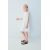 Zara Платье с рельефной тканью и контрастным подолом , Цвет: Белый, Размер: 6 лет (116 см), изображение 2