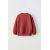 Zara Рифленая толстовка с манжетами на рукавах, Цвет: Красный, Размер: 6-7 лет (120 см), изображение 3