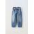 Zara Джинсы широкого кроя с эластичным поясом на спине и застежкой на пуговицу спереди, Цвет: Синий, Размер: 13-14 лет (164 см)