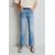 Zara Обрезанные джинсы с расклешенными штанинами с регулируемой внутренней талией и застежкой на пуговицу спереди, Цвет: Синий, Размер: 6 лет (116 см), изображение 4