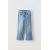 Zara Обрезанные джинсы с расклешенными штанинами с регулируемой внутренней талией и застежкой на пуговицу спереди, Цвет: Синий, Размер: 6 лет (116 см), изображение 5