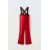 Zara Штаны с разрезным поясом, застежкой на молнию спереди и манжетами на молнии по бокам, Цвет: Красный, Размер: 11-12 лет (152 см), изображение 3