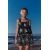 Zara Юбка с сокрытой боковой застёжкой-молнией и контрастными деталями вышивки цветов, Цвет: Черный, Размер: 6 лет (116 см)