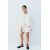 Zara Джинсовые бермуды с рваными краями и настроенной внутренней лямкой на поясе, Цвет: Белый, Размер: 11-12 лет (152 см)