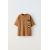 Zara Футболка с принтом в поднятом стиле , Цвет: Коричневый, Размер: 6-7 лет (120 см)
