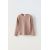 Zara Рифленая майка с круглым вырезом и длинными рукавами, Цвет: Розовый, Размер: 6-7 лет (120 см)