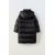 Zara Длинный пуховик с капюшоном и высоким воротником , Цвет: Черный, Размер: 6-7 лет (120 см), изображение 5