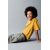 Zara Получи трикотаж футболку , Цвет: Жёлтый, Размер: 6-7 лет (120 см), изображение 4