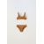 Zara   6-14 лет / набор бикини с текстурой , Цвет: Коричневый, Размер: 6-7 лет (120 см)