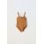 Zara   6-14 лет/ текстурированный купальник , Цвет: Коричневый, Размер: 8-9 лет (130 см)
