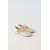 Zara Туфли-балетки с искусственным лаковым покрытием, Цвет: Бежевый, Размер: 29 (18,3 см), изображение 4