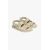 Zara Сандалии из кожи коровы в сочетании материалов, Цвет: Зеленый, Размер: 30 (18,9 см), изображение 5