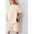 Zara Плюшевый короткорукавный свитшот и бермуды в таком же стиле, Цвет: Бежевый, Размер: 4 лет (104 см), изображение 2