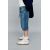 Zara Шорты-бермуды для скейтбординга с регулируемым внутренним поясом и застежкой на пуговицу спереди, Цвет: Синий, Размер: 6 лет (116 см), изображение 3