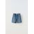 Zara Шорты-бермуды для скейтбординга с регулируемым внутренним поясом и застежкой на пуговицу спереди, Цвет: Синий, Размер: 6 лет (116 см), изображение 5