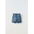 Zara Шорты-бермуды для скейтбординга с регулируемым внутренним поясом и застежкой на пуговицу спереди, Цвет: Синий, Размер: 6 лет (116 см), изображение 6