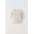 Zara Футболка из полосатого льна , Цвет: Бежевый, Размер: 6-7 лет (120 см)
