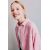 Zara Рубашка в полоску с контрастным ребристым топом , Цвет: Розовый, Размер: 6-7 лет (120 см), изображение 2