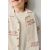 Zara Рубашка с вышивкой рыбы , Цвет: Бежевый, Размер: 1½ лет (86 см)