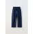 Zara Брюки с разделителем и эластичным поясом, окрашенные методом гармент дай, Цвет: Синий, Размер: 6 лет (116 см), изображение 2