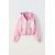 Zara Худи с молнией и лозунгом , Цвет: Розовый, Размер: 6-7 лет (120 см)