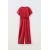 Zara Длинный комбинезон с текстурой , Цвет: Красный, Размер: 6 лет (116 см)