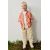 Zara Рубашка из печатного хлопка и льна , Цвет: Красный, Размер: 1½ лет (86 см)
