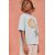 Zara Распечатанная фурнитура printed topstitched футболка - ограниченное издание , Цвет: Синий, Размер: 6-7 лет (120 см), изображение 2