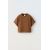 Zara Простая короткая футболка , Цвет: Коричневый, Размер: 6-7 лет (120 см), изображение 6