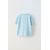 Zara Футболка с эффектом распыления и слоганом , Цвет: Синий, Размер: 8-9 лет (130 см), изображение 2