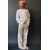 Zara 6-14 лет / пижамы в стиле рубашки с цветочным узором , Цвет: Бежевый, Размер: 6-7 лет (120 см)