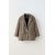 Zara Проверьте крупные размеры блейзер , Цвет: Коричневый, Размер: 6-7 лет (120 см), изображение 2
