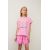 Zara Футболка с шнуром и вышивкой , Цвет: Розовый, Размер: 6-7 лет (120 см)