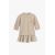 Zara Контрастное платье с круглым вырезом и деталями в виде перекрещивающихся полосок, Цвет: Серый, Размер: 6-7 лет (120 см), изображение 5