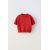 Zara Вязаный свитер с короткими рукавами , Цвет: Красный, Размер: 6-7 лет (120 см), изображение 5