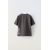 Zara Футболка с круглым вырезом и короткими рукавами, Цвет: Серый, Размер: 6-7 лет (120 см), изображение 2