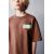 Zara Футболка с нашивкой метки , Цвет: Коричневый, Размер: 6-7 лет (120 см), изображение 2