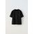 Zara Фактурная футболка с деталями кармана , Цвет: Черный, Размер: 6-7 лет (120 см)