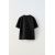 Zara Фактурная футболка с деталями кармана , Цвет: Черный, Размер: 6-7 лет (120 см), изображение 2