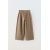 Zara Широкие мягкие брюки с регулируемой талией и аппликацией на переднем шнурке, Цвет: Бежевый, Размер: 7 лет (122 см)