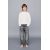 Zara Джинсы с широкой посадкой и эластичным поясом на спинке, а также застежкой на пуговицу спереди, Цвет: Серый, Размер: 6 лет (116 см)