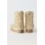 Zara Сапоги до колена с отделкой из искусственного меха, Цвет: Бежевый, Размер: 29 (18,3 см), изображение 4