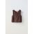 Zara  gathered top , Цвет: Коричневый, Размер: 6 лет (116 см), изображение 2