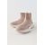 Zara Высокие кеды из вязаной ткани , Цвет: Розовый, Размер: 29 (18,3 см), изображение 3