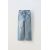 Zara Джинсы прямого кроя с регулируемой внутренней талией и застежкой на переднюю пуговицу, Цвет: Синий, Размер: 6 лет (116 см)